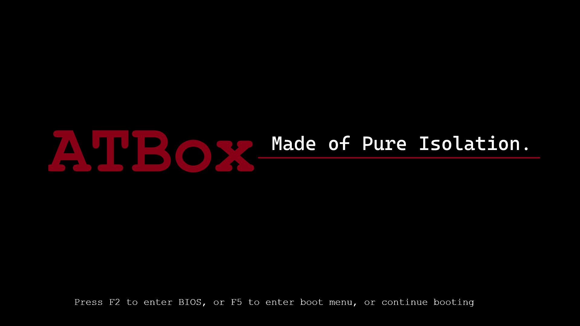 ATBox boot splash